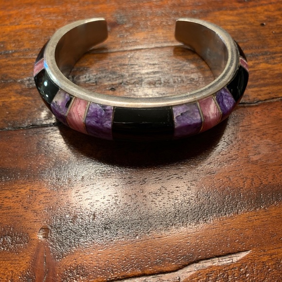 Bracelet Navajo 925S Multiple stone types Stunning - Picture 4 of 8